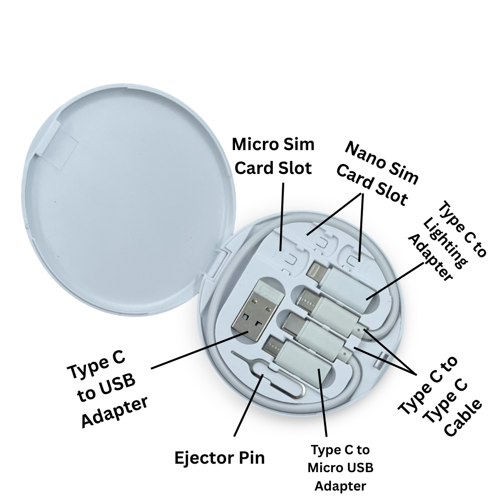 Multifunctional USB Data Cable Set