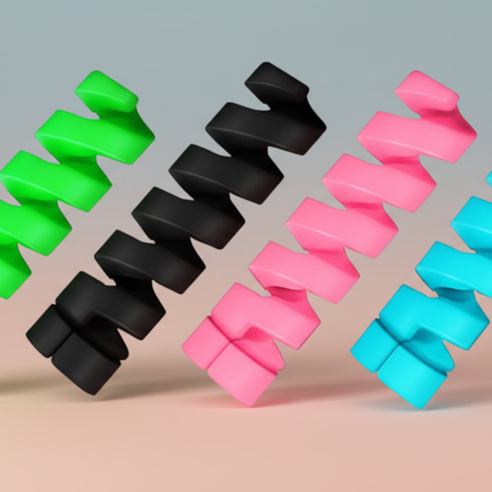 Spiral Cable Protector Data Cable Saver Set of 5