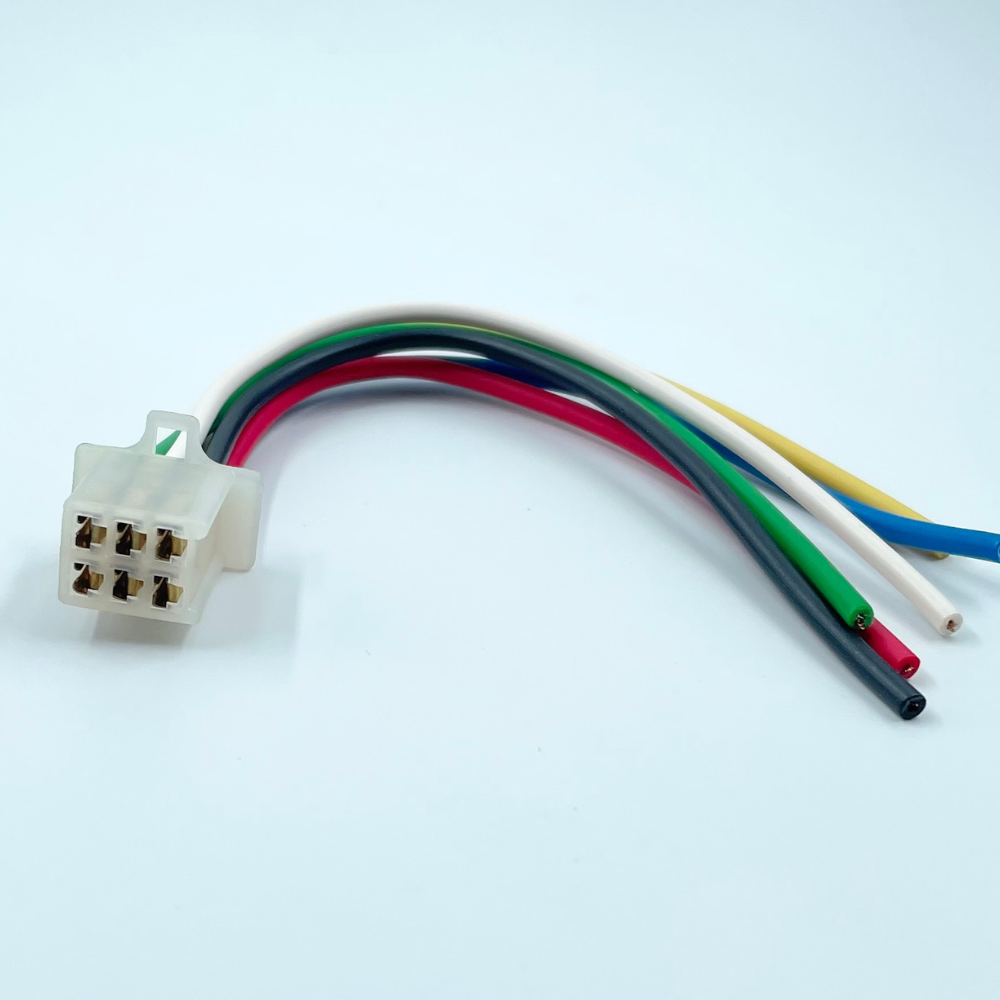 6 Pin 1mm Wiring Connector Male-Female 20 inches