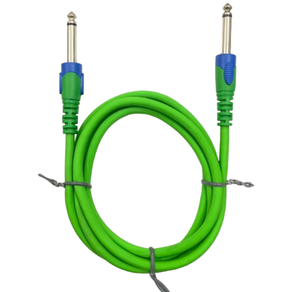 6.35mm male jack to 6.35mm male jack Mono to Mono Audio Cable