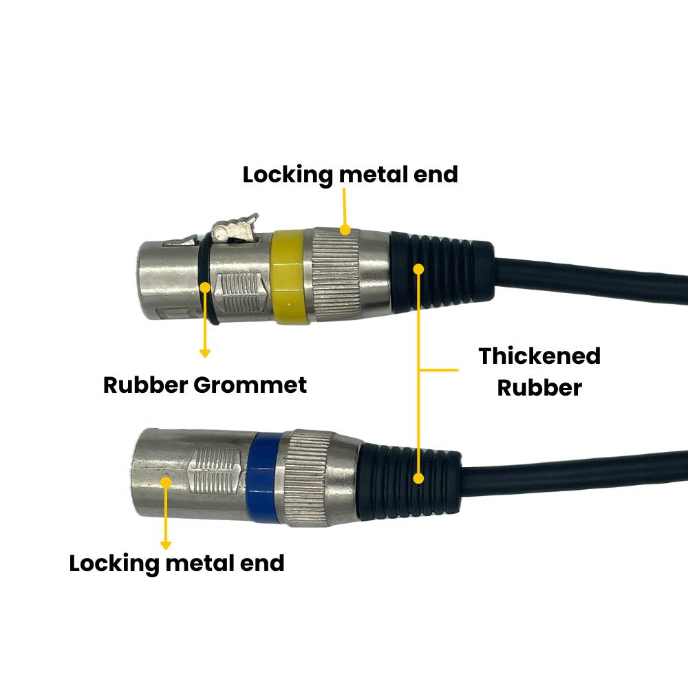 XLR Male to XLR Female Microphone Cable