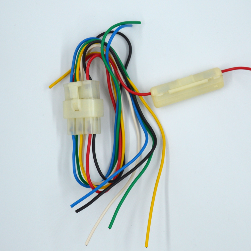 6 Pin 1mm with Fuse Holder Wiring Connector