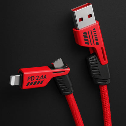 4-in-1 Metal Super Fast Charging Data Cable
