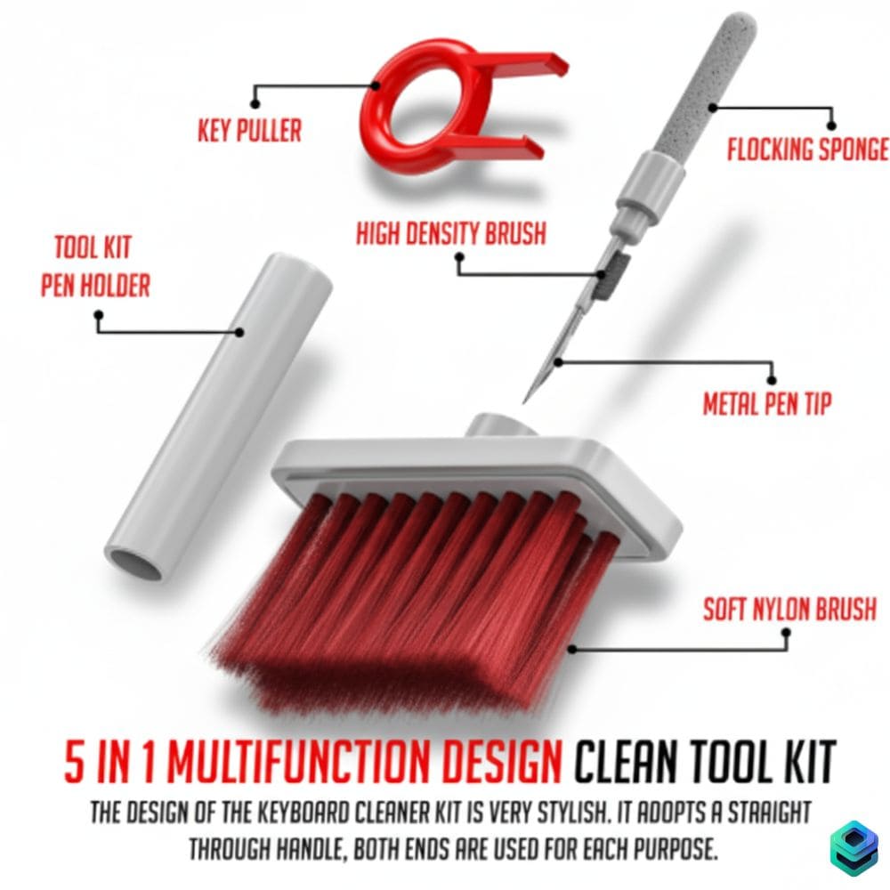 5-in-1 Multi Functional Cleaning Kit