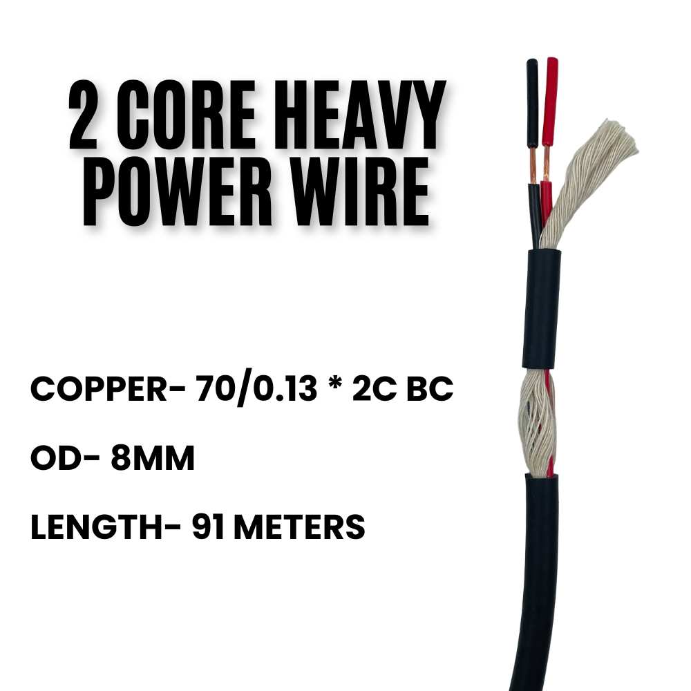 Unsheilded 2 core 70/0076 high flex stage ofc Speaker Cable