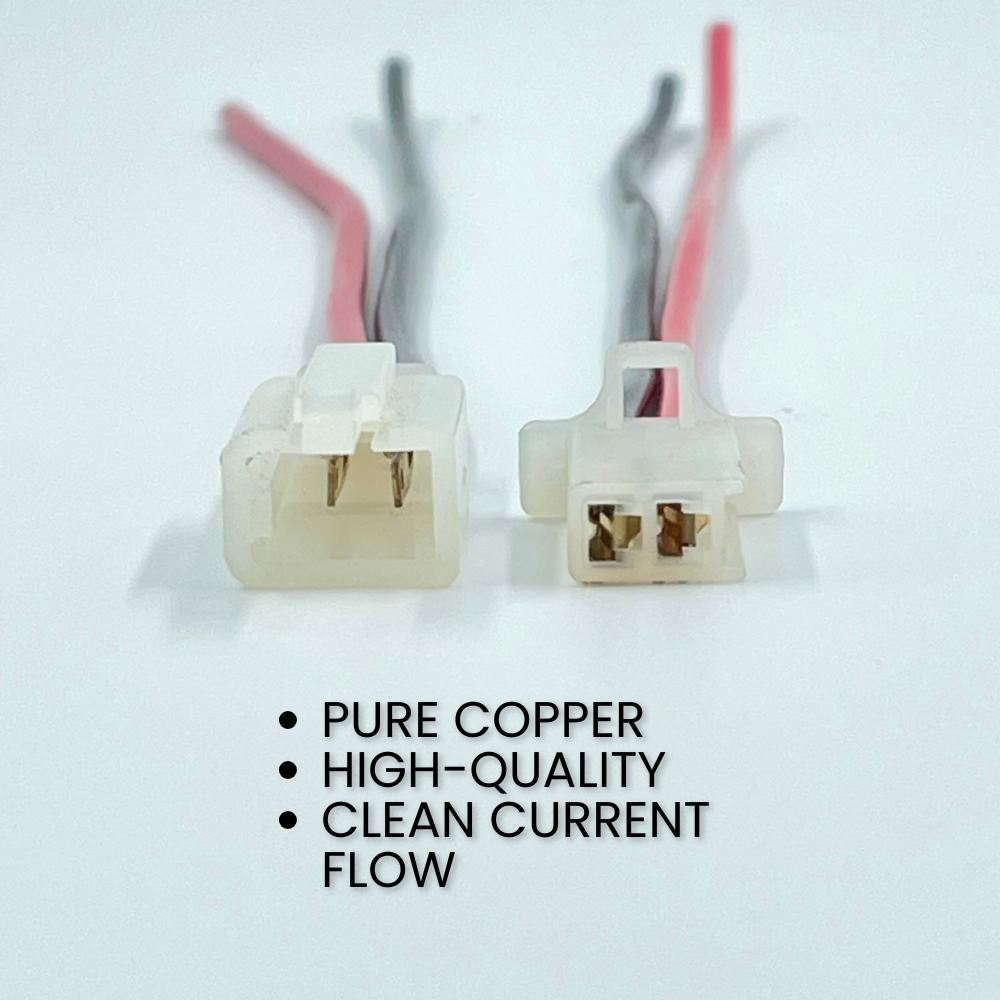 2 Pin 1mm Wiring Connector Male-Female 16 inches