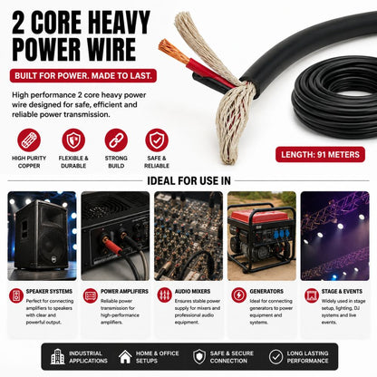 2 core high flex stage ofc Speaker Cable