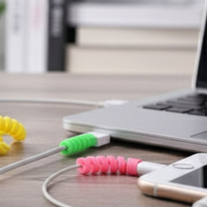 Spiral Cable Protector Data Cable Saver Set of 5