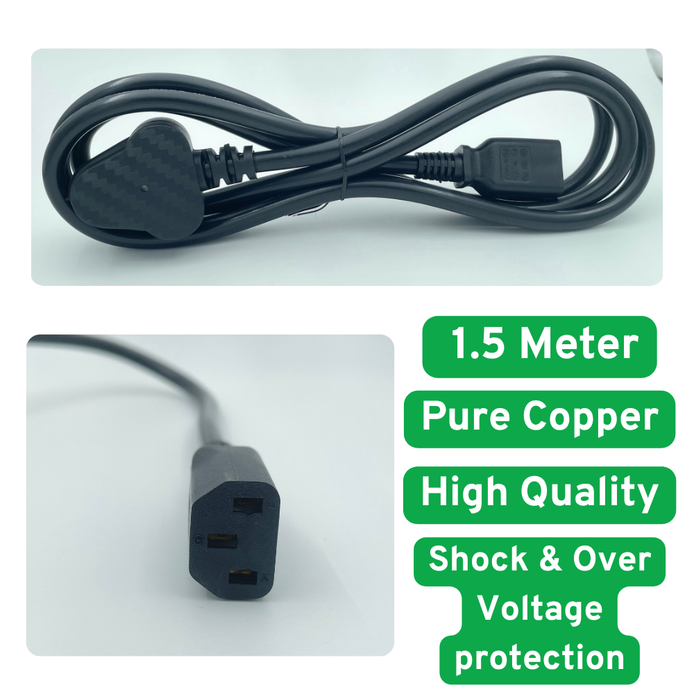 3 Pin Power Cord (6A & 250V)