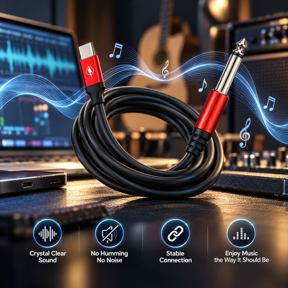 USB-C to Mono Audio Cable