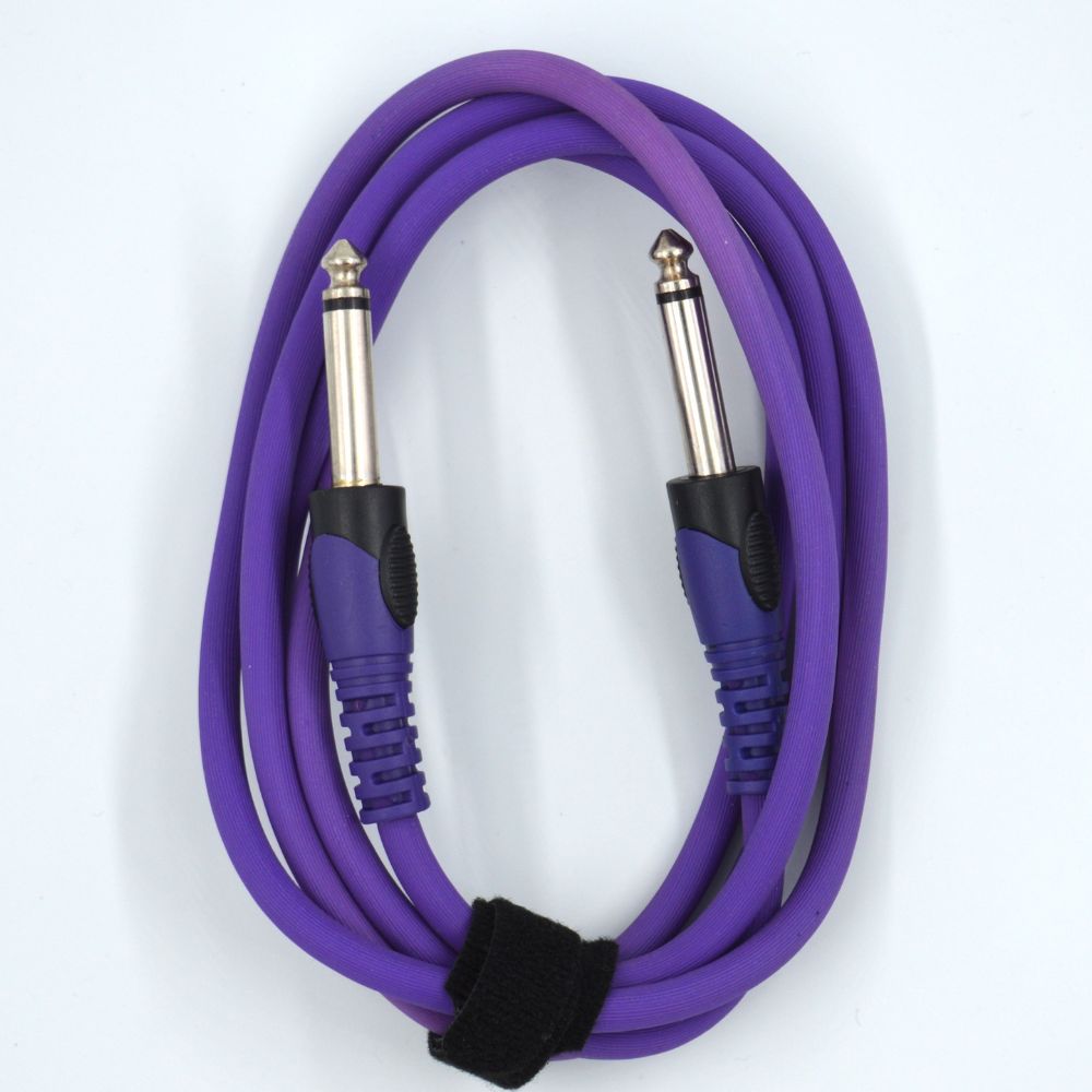 6.35mm male to 6.35mm male Mono to Mono Audio Cable