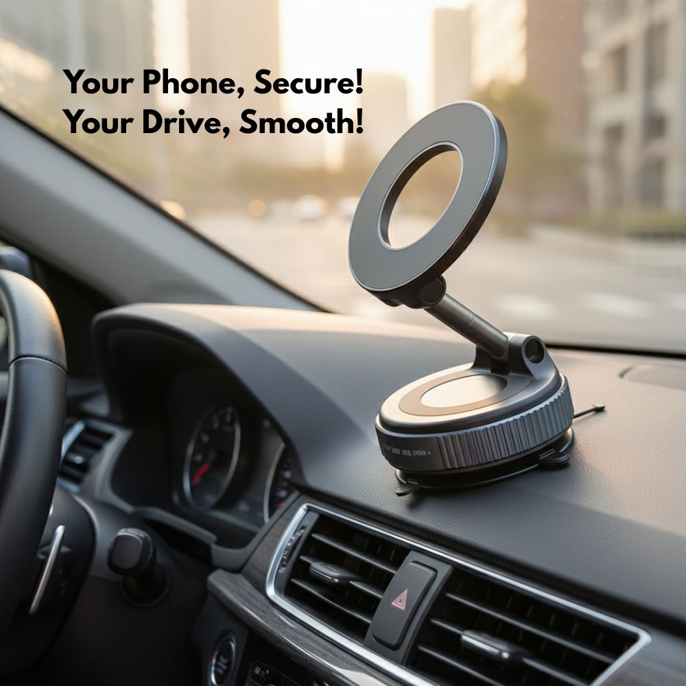 Vacuum Suction Magnetic Bracket Phone Holder