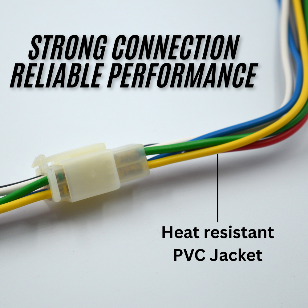 6 Pin 1mm Wiring Connector Male-Female 20 inches