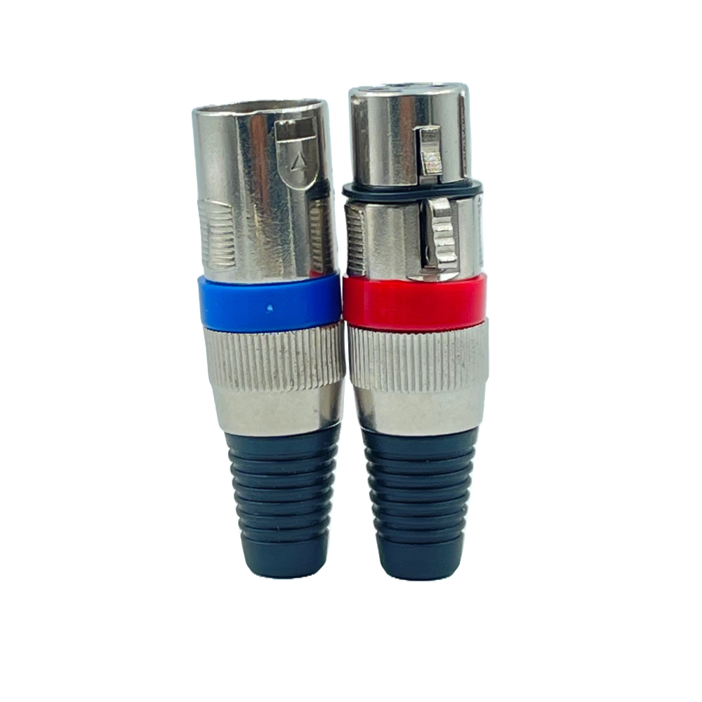 XLR Male & XLR Female Ring Connector
