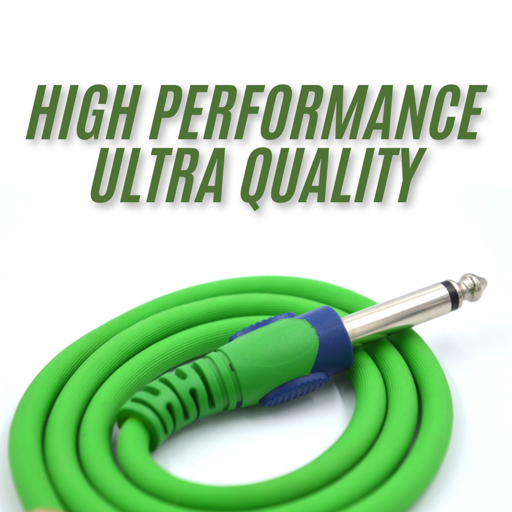6.35mm male Mono to RCA Audio & Video Cable