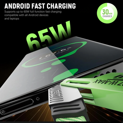 Peladus 4 in 1 Universal USB C Fast Charging Cable Green