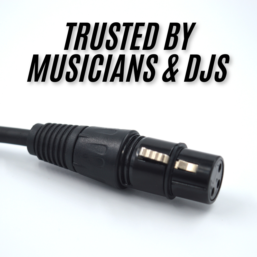 6.35mm Mono male to XLR Female Microphone Cable