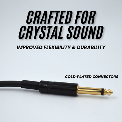 6.35mm Mono male to XLR Female Microphone Cable