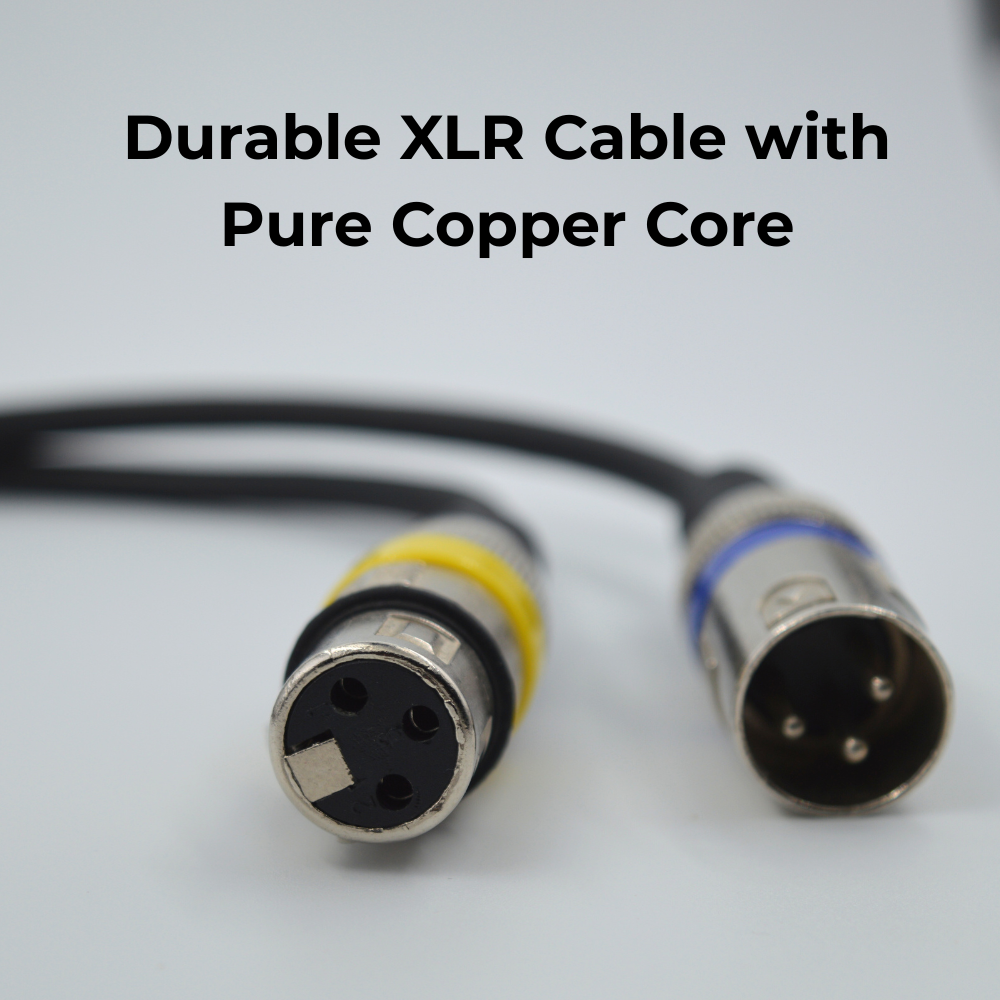 XLR Male to XLR Female Microphone Cable