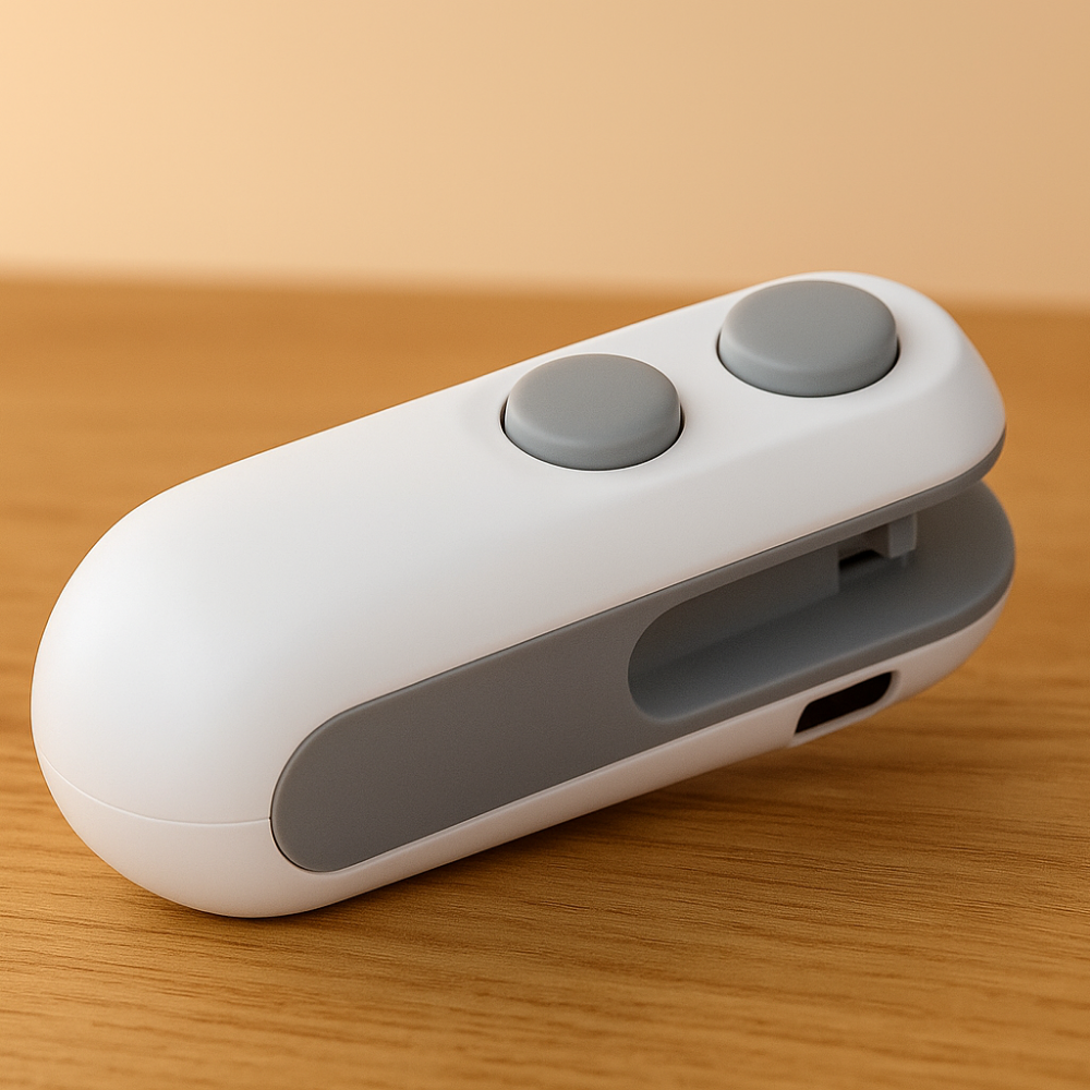 Portable Plastic Bag Mini Sealing Machine with Cutter & Magnet