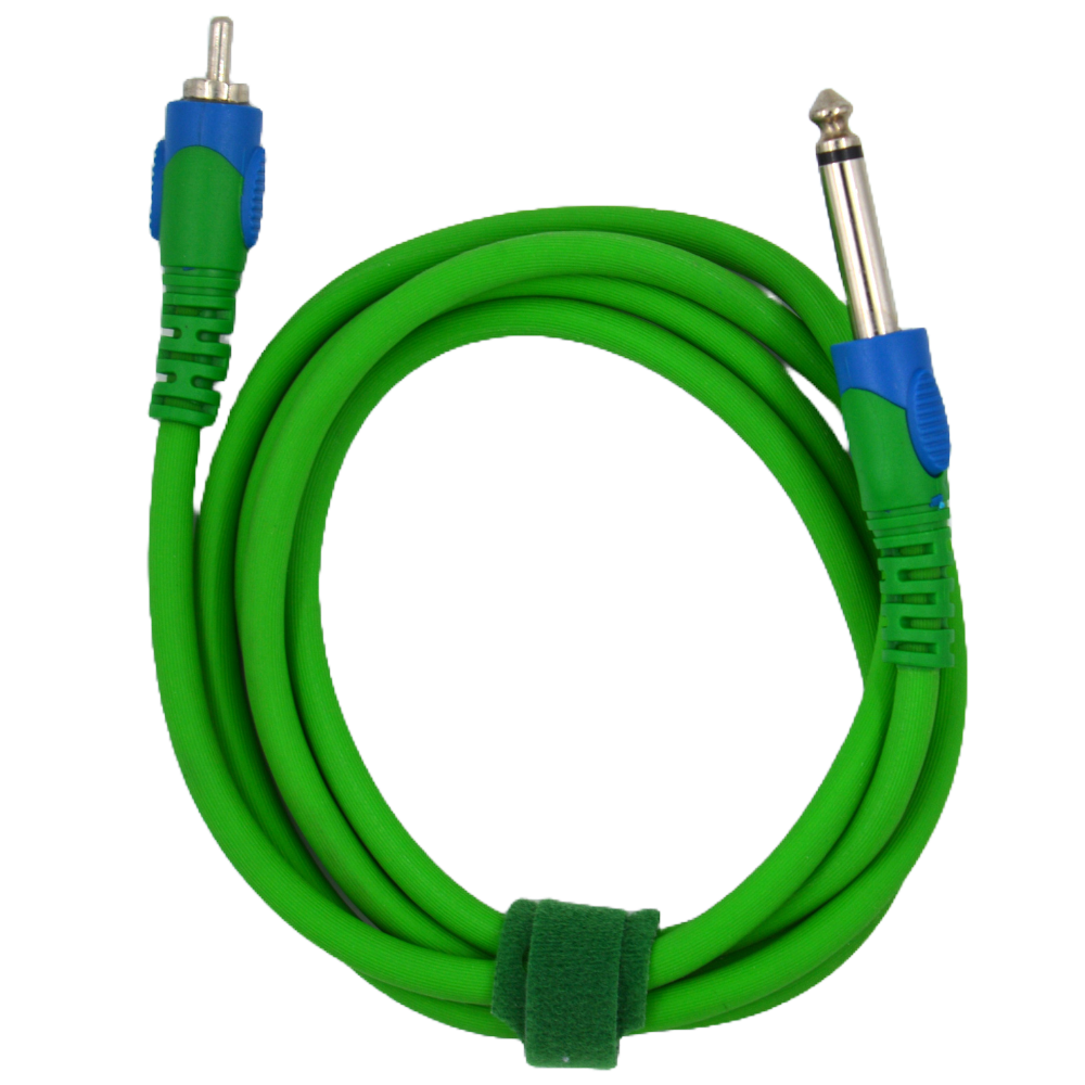 6.35mm male Mono to RCA Audio & Video Cable