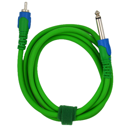 6.35mm male Mono to RCA Audio & Video Cable